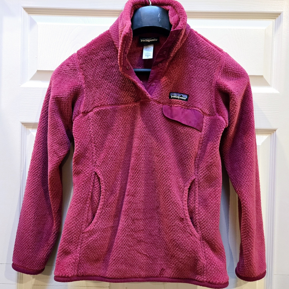 Patagonia Womens Polartec Re-Tool Snap-T Fleece Sweater - Size XS